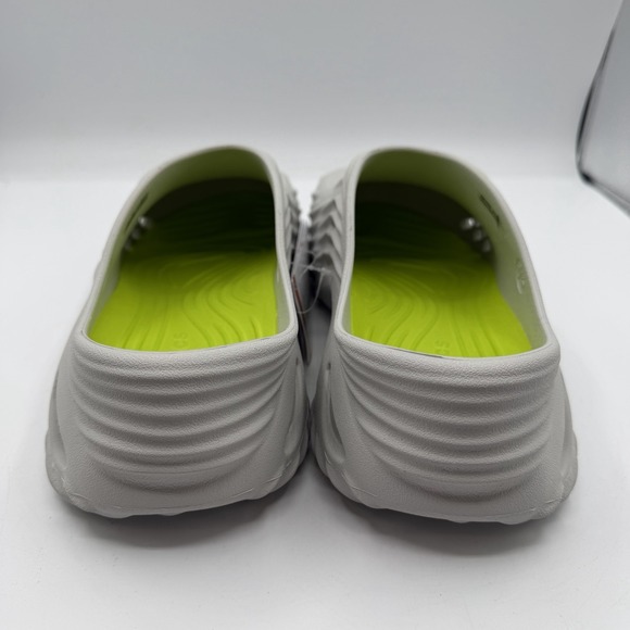 Crocs Echo Wave Clogs Mens 9 Womens 11 Atmosphere Grey/Lime Punch‎ Slip On main image 8